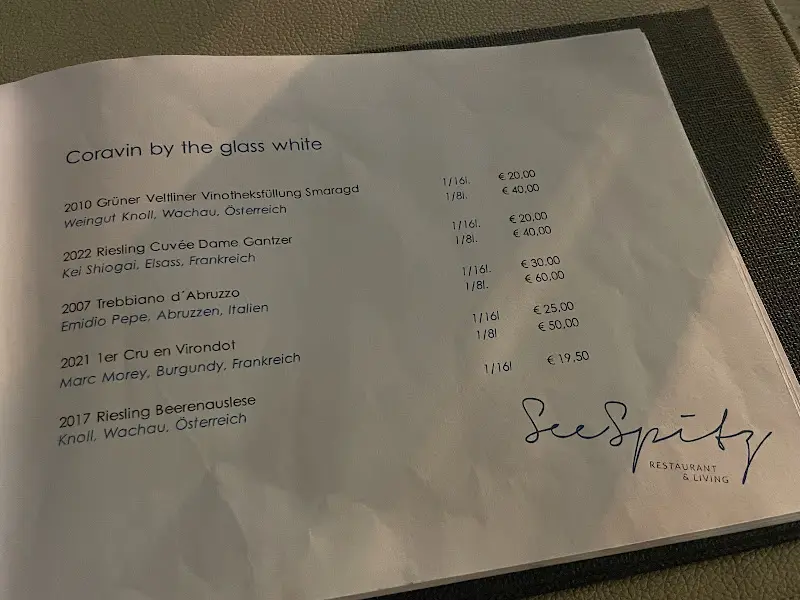 Menu_Seespitz - Restaurant & Living_Austria_image_4