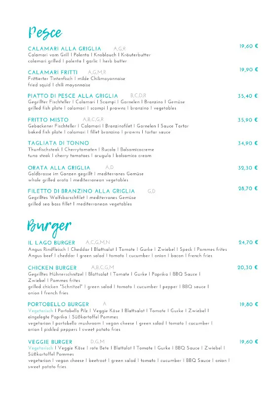 Menu_Restaurant il Lago_Austria_immagine_4