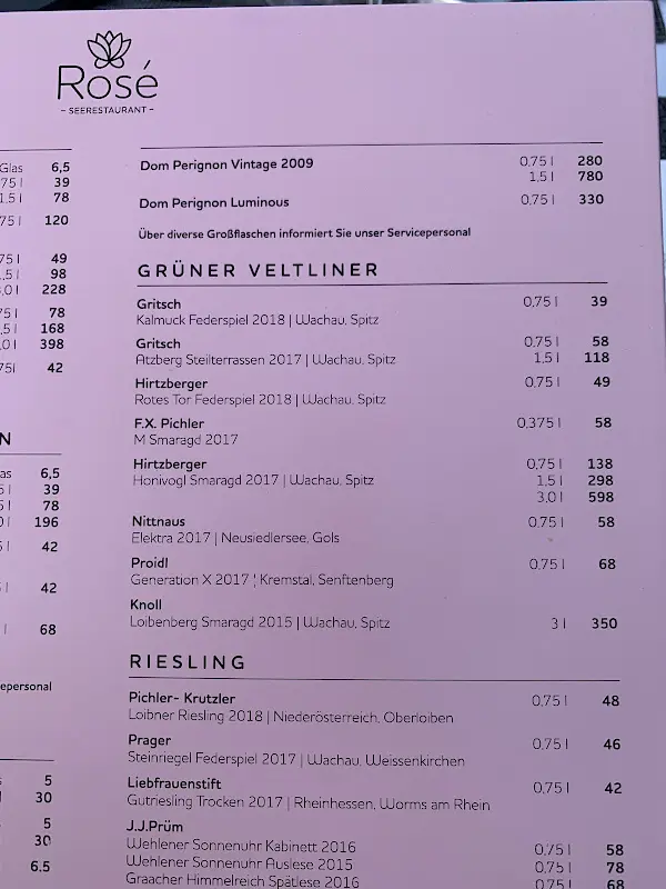 Menu_Seerestaurant Rosé_Austria_image_3