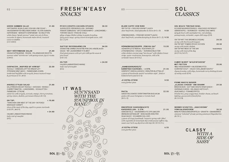 Menu_SOL Beachclub_Austria_immagine_3