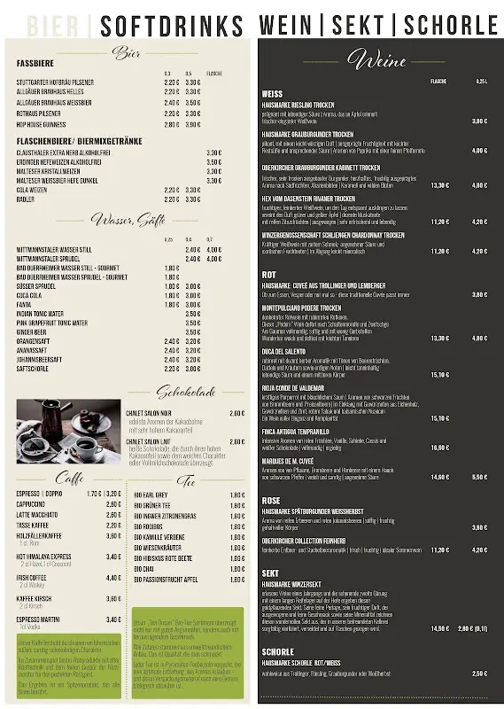 Menu_Gasthaus Linde 