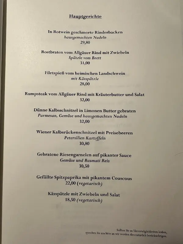 Menu_Speisemeisterei Burgthalschenke - Ariane Großhammer_Vöhringen_immagine_2