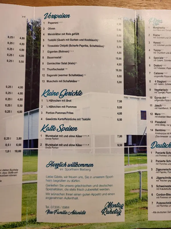 Menu_Gaststätte Sportheim_Vöhringen_immagine_1