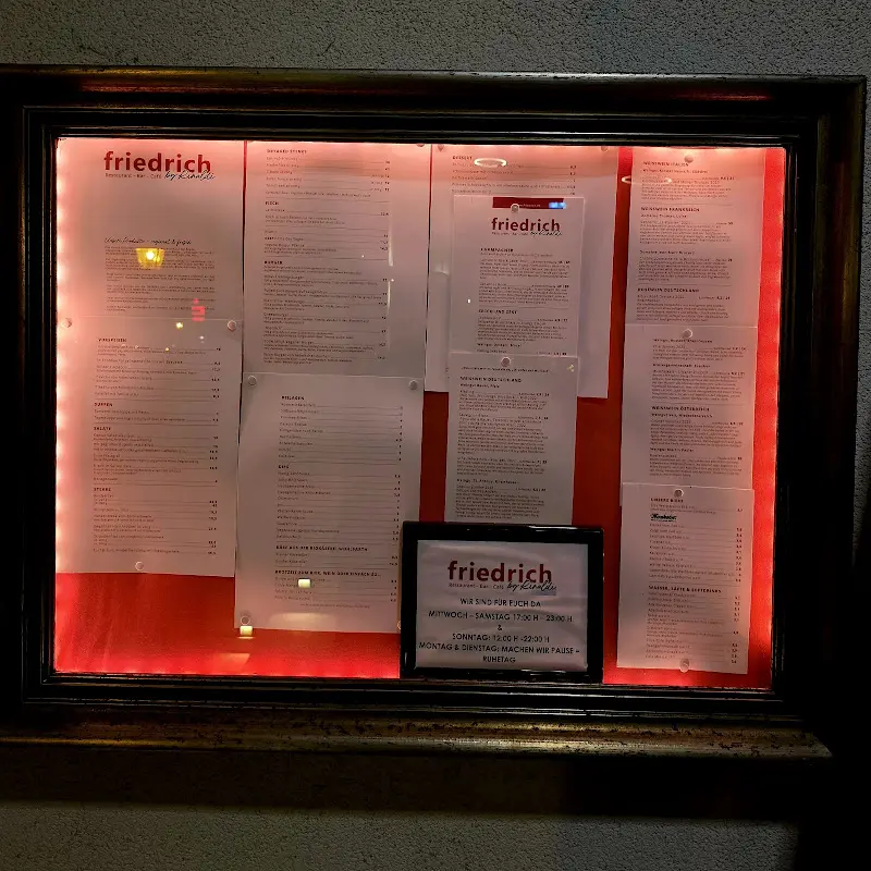 Menu_das Friedrich by Rinaldi Restaurant -Cafe-Bar_Vohenstrauß_image_1
