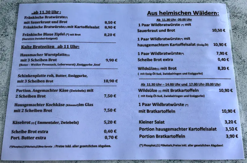 Menu_Gasthaus Zum Schiff - Olaf Sauer_Volkach_image_1