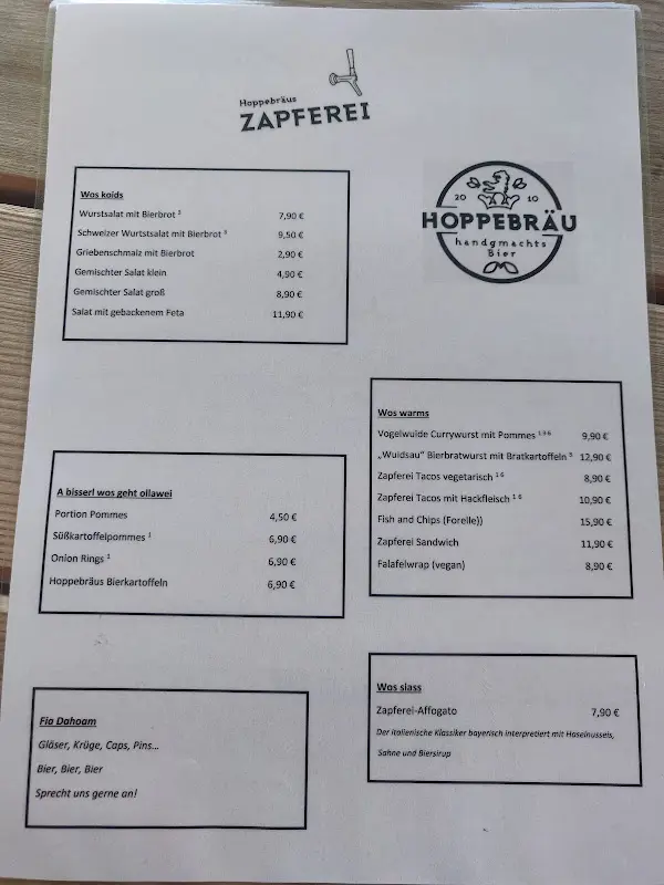 Menu_Hoppebräu Brauerei und Zapferei_Waakirchen_immagine_3