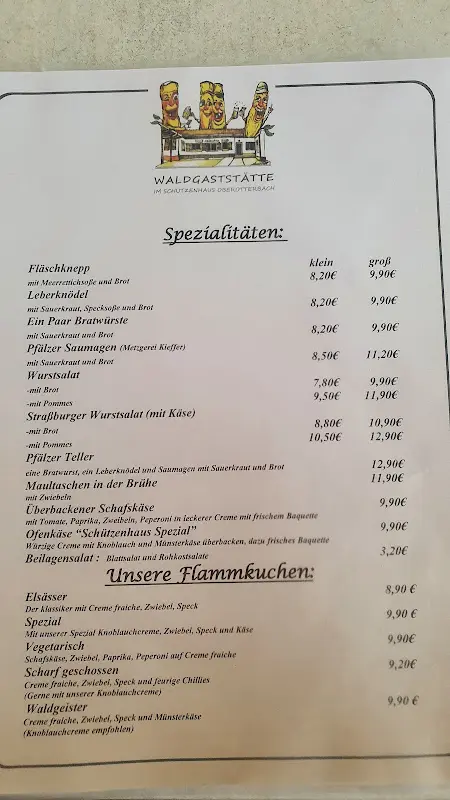 Menu_Waldgaststätte im Schützenhaus Oberotterbach_Oberotterbach_immagine_2