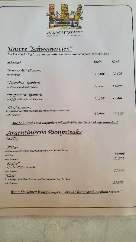 Menu_Waldgaststätte im Schützenhaus Oberotterbach_Oberotterbach_immagine_3