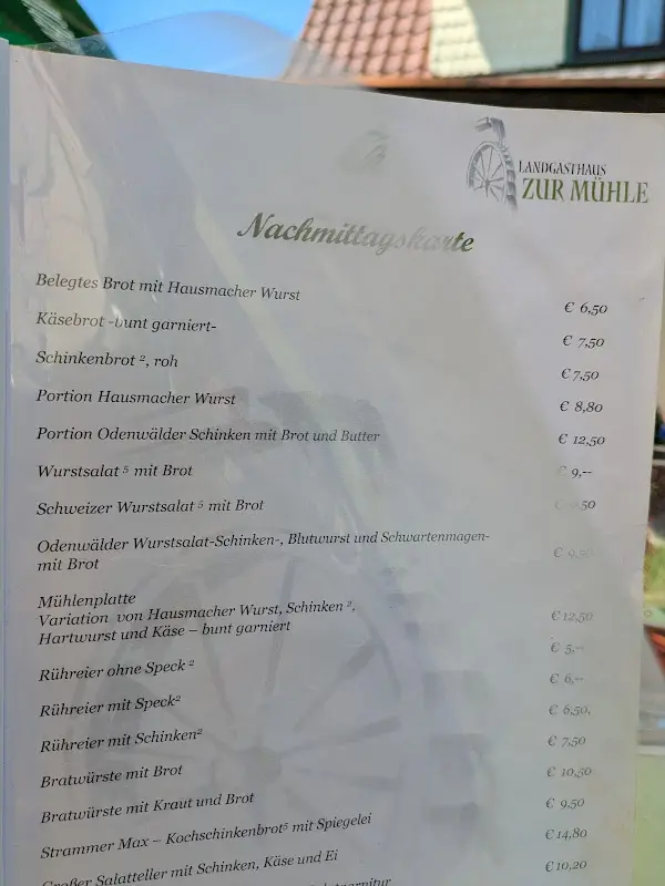 Menu_Landgasthaus zur Mühle_Waldbrunn_immagine_4