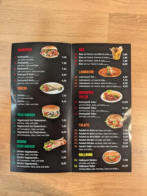 Menu_Yilmaz Döner_Waldbüttelbrunn_immagine_2