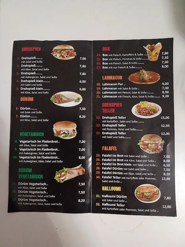 Menu_Yilmaz Döner_Waldbüttelbrunn_immagine_4