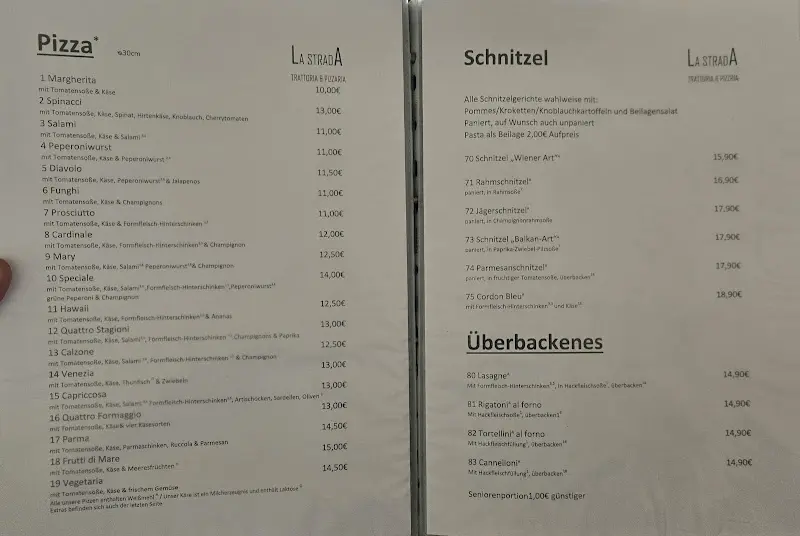 Menu_Trattoria & Pizzeria La Strada_Waldbüttelbrunn_image_1