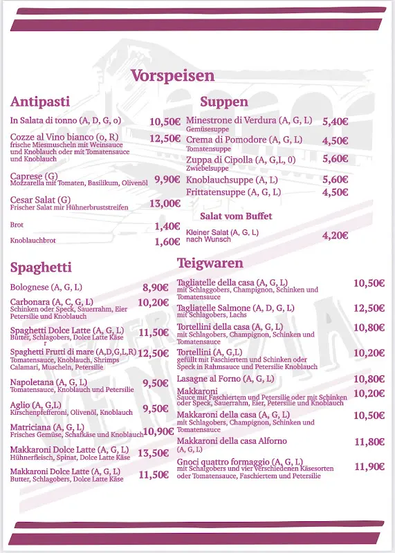 Menu_Pizzeria Venezia GesmbH_Austria_image_1