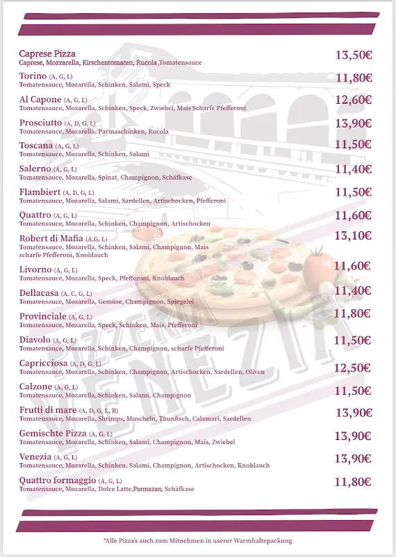 Menu_Pizzeria Venezia GesmbH_Austria_image_2