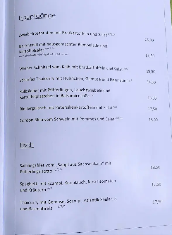 Menu_Landgasthof Einbachmühle_Wackersberg_immagine_1