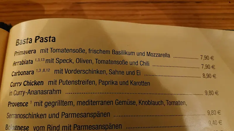 Menu_Papas Kesselhaus - The Madhouse_Tölz_image_1