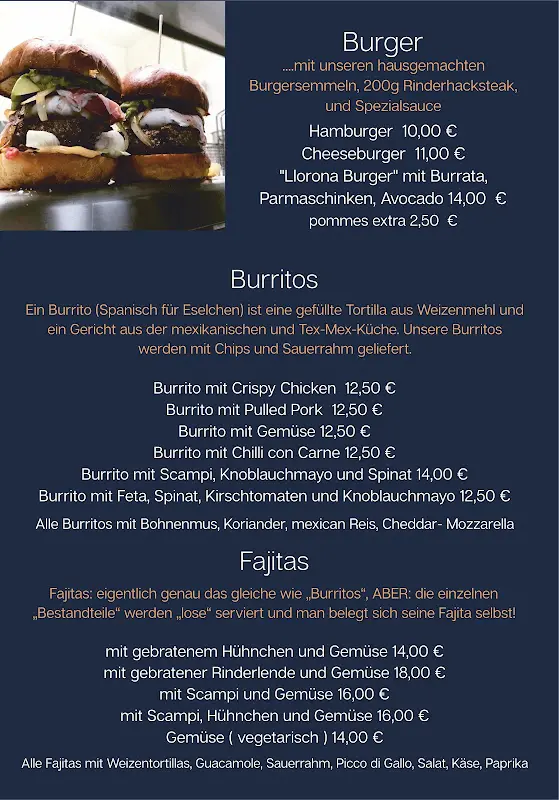 Menu_Llorona_Tölz_image_1