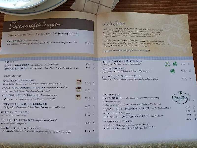 Menu_Klosterbräustüberl Reutberg GmbH_Sachsenkam_immagine_3