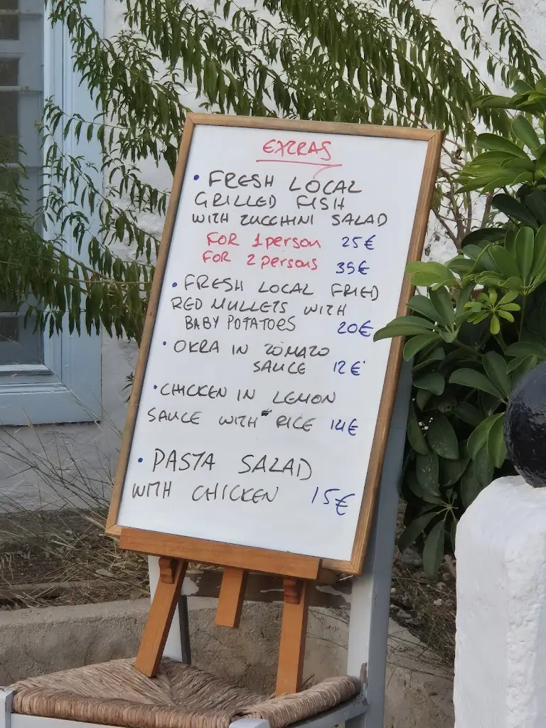 Menü_Taverna Christina_Ýdra_Bild_4