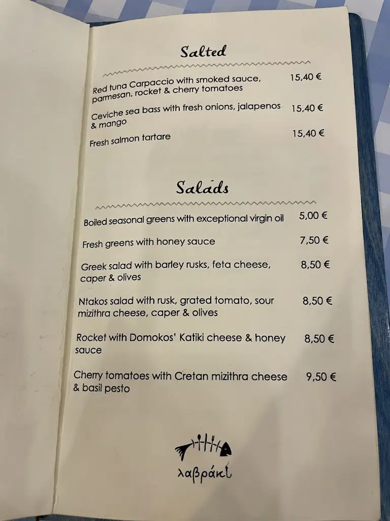 Menü_Lavraki_Anávyssos_Bild_3