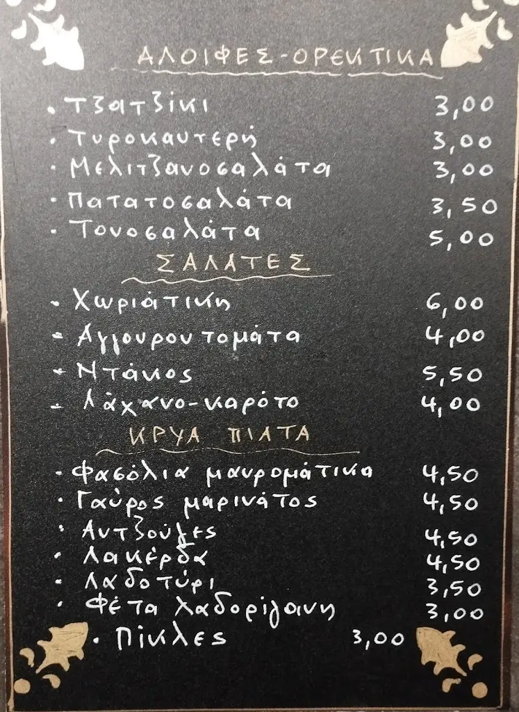 Menü_Άρωμα Σπιτιού Ζωγράφου - Aroma Spitioy_Zográfos_Bild_1
