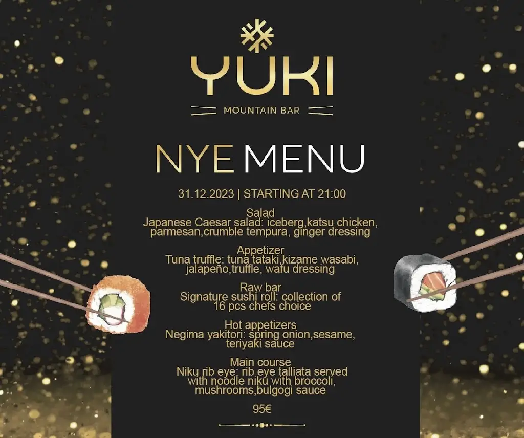 Menü_YUKI Mountain Bar_Aráchova_Bild_2