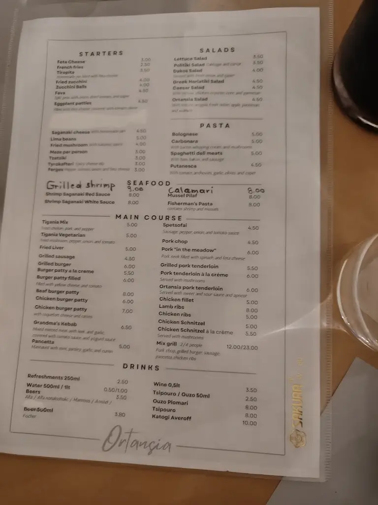 Menu_Μεζεδοπωλείο Ορτανσία_Chalkída_image_4