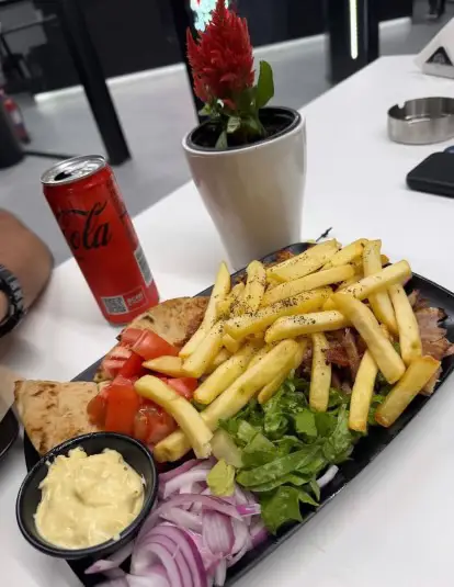 Meat and Bite restaurant in Áno Liósia