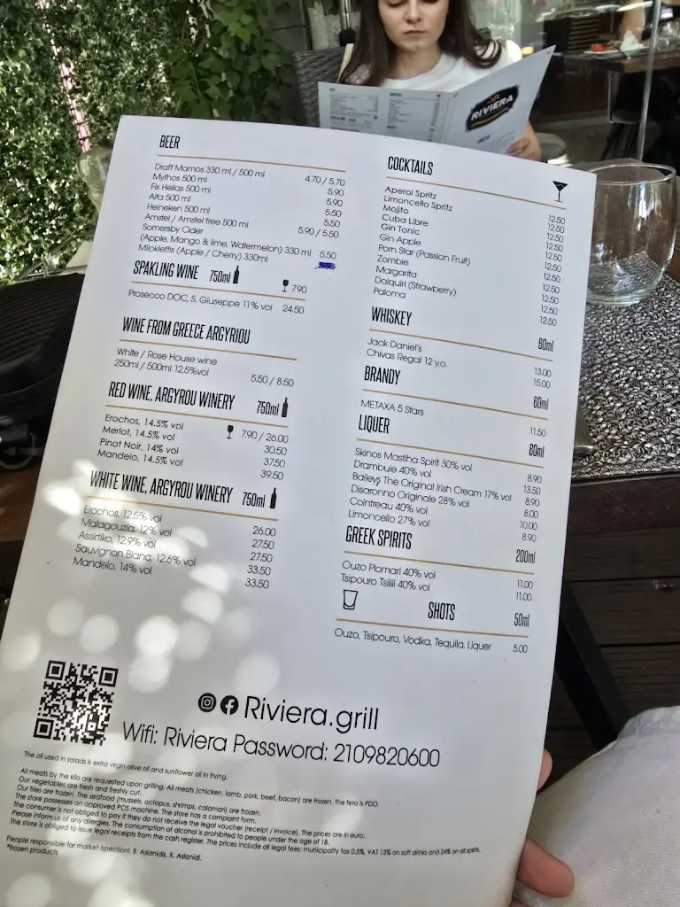 Menu_Riviera Kitchen & Grill_Álimos_image_2