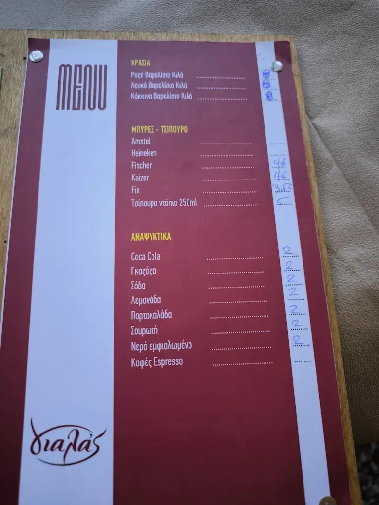 Menü_Ταβέρνα Γιαλάς_Káto Tithoréa_Bild_4