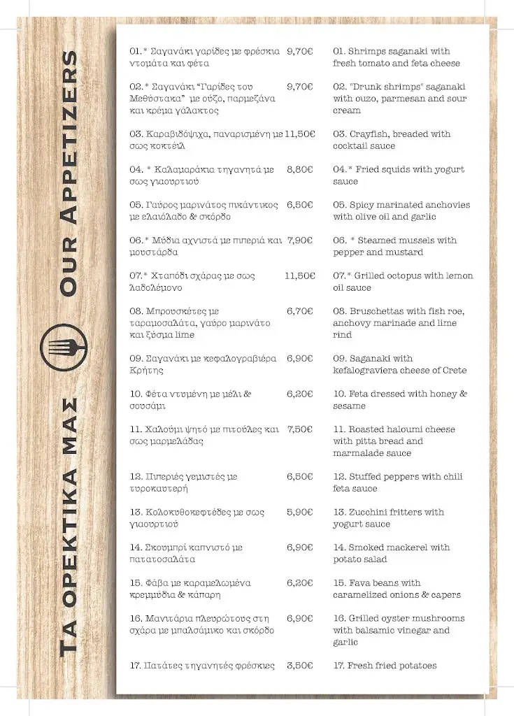 Menü_Ta katsarolakia Restaurant_Kastélla_Bild_4