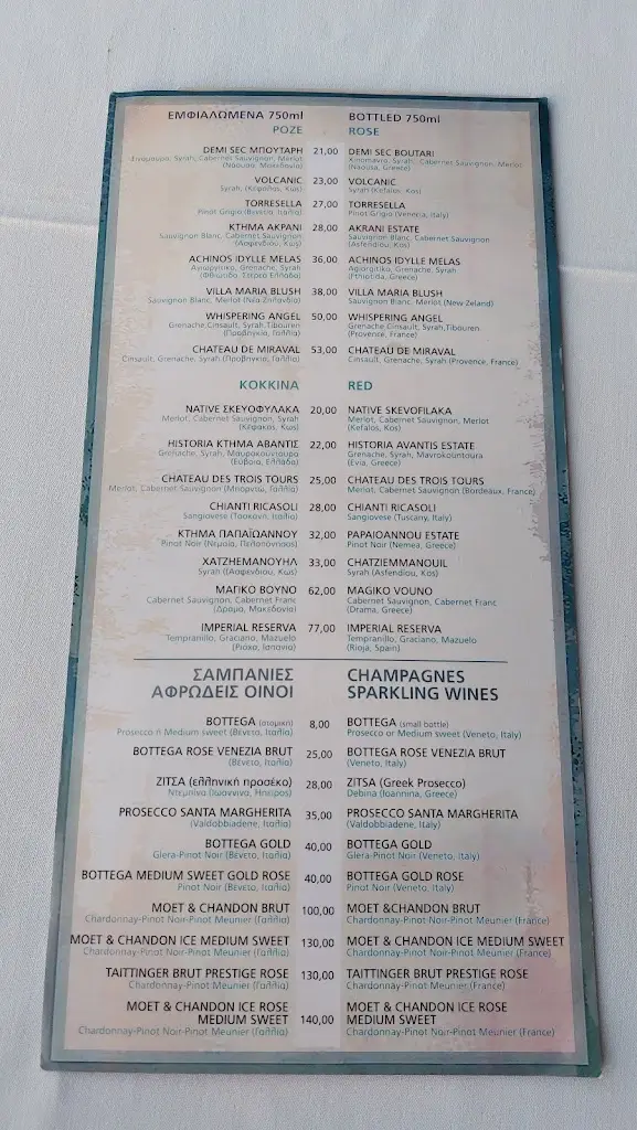 Menü_Lofaki Bar Restaurant_Kými_Bild_1