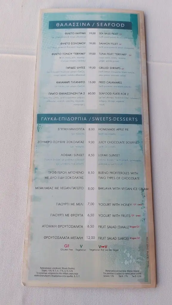 Menü_Lofaki Bar Restaurant_Kými_Bild_3