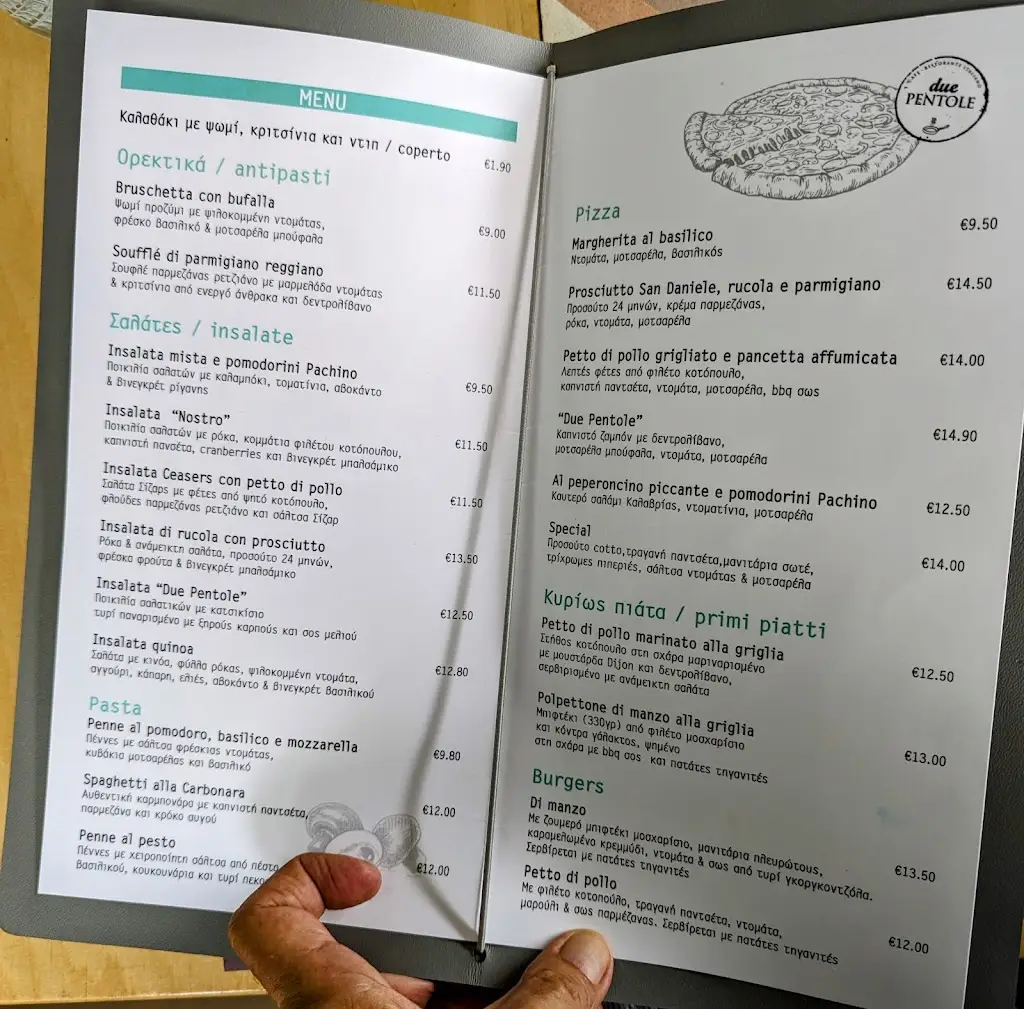 Menü_Due Pentole_Álimos_Bild_1