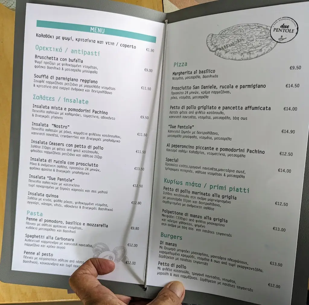 Menü_Due Pentole_Álimos_Bild_2