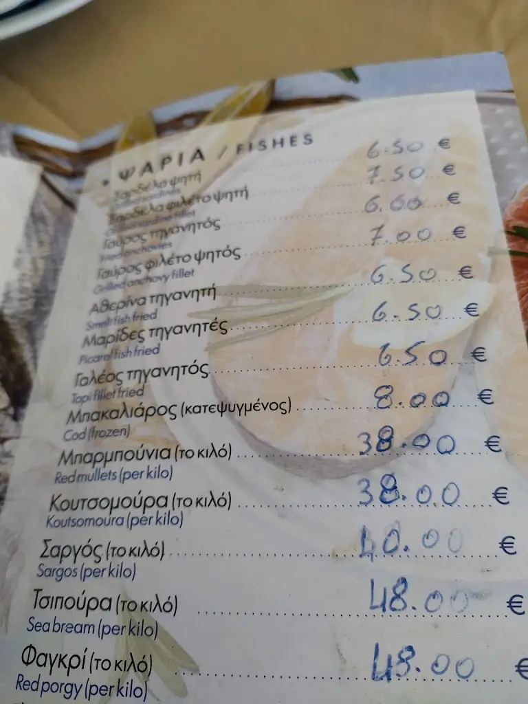 Menü_Ουζερι Στο κύμα νέα αρτακη_Néa Artáki_Bild_3