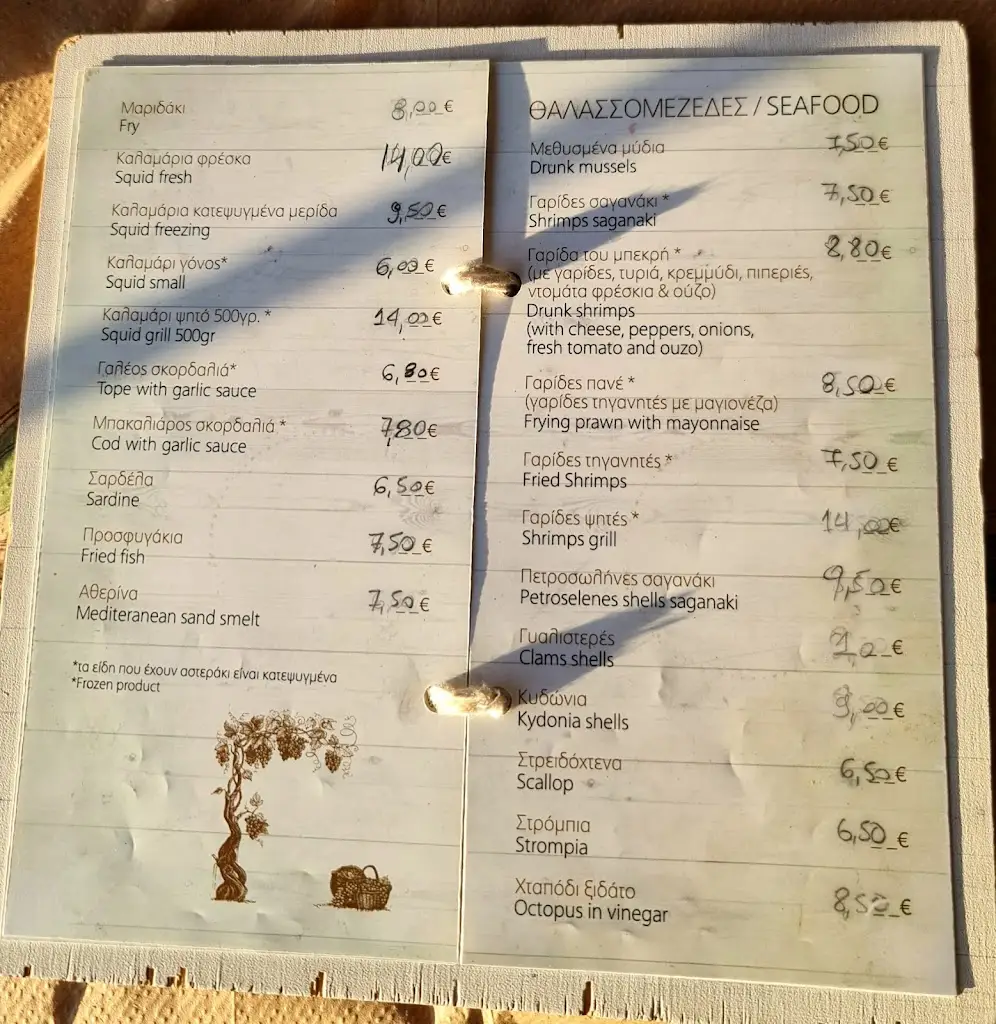 Menü_Klimataria Taverna_Néa Artáki_Bild_4