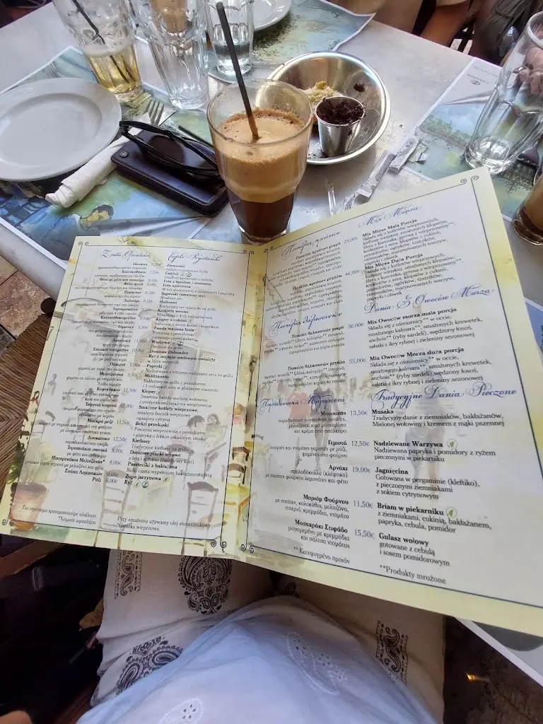 Menü_Efcharis restaurant_Pláka Dílesi_Bild_1