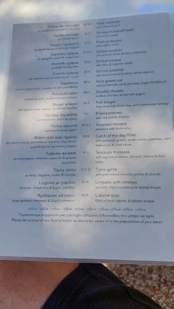Menu_Almyriki Restaurant_Stavrós_image_3