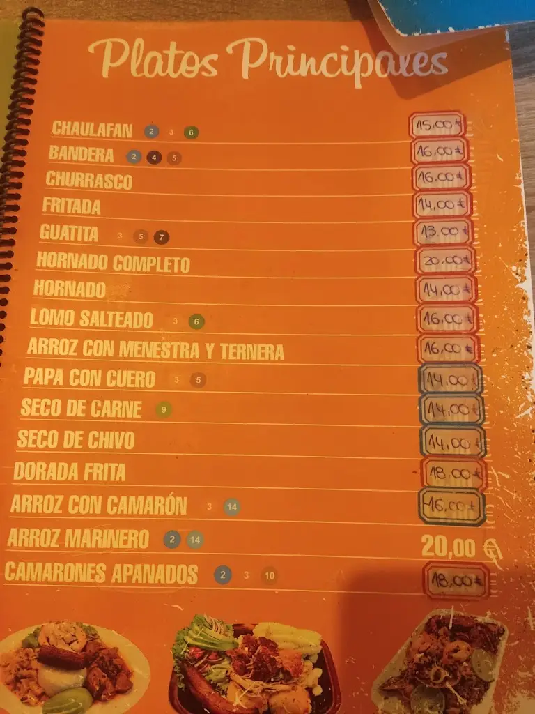 Menü_LA FAMILIA_Vathí_Bild_2