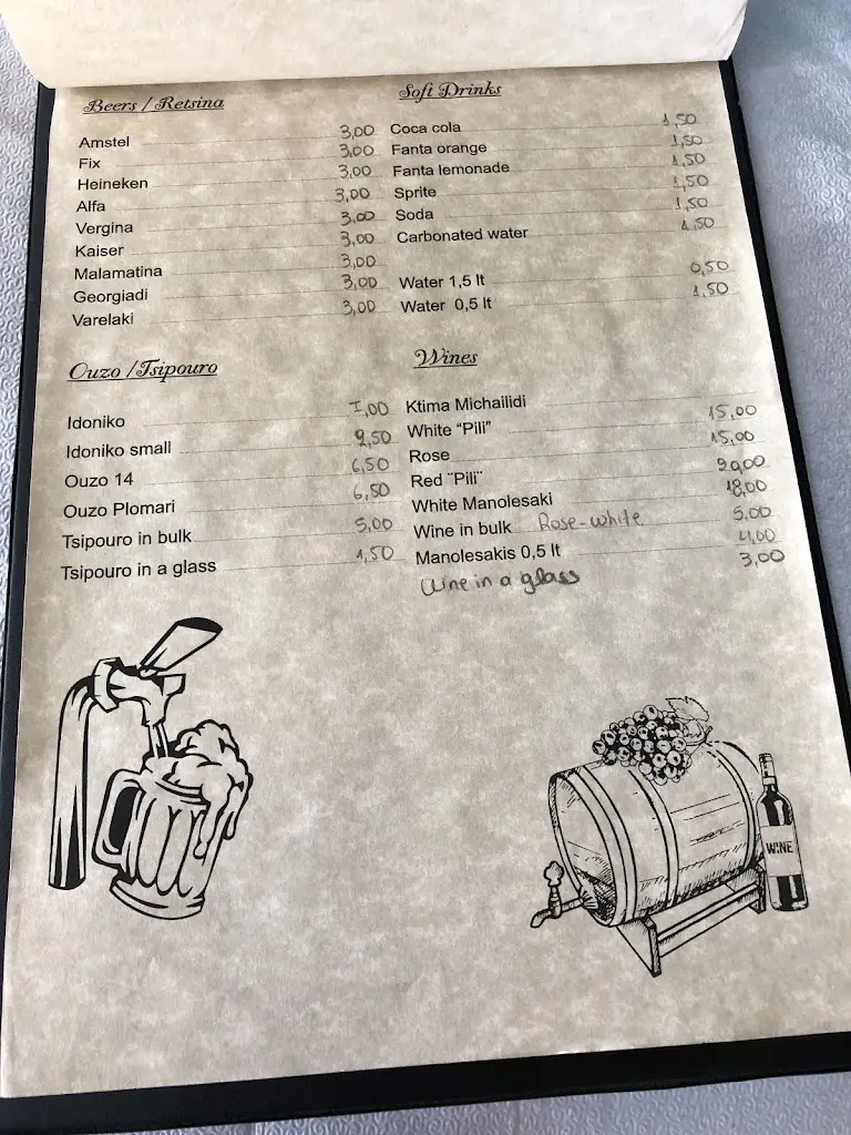 Menü_Kotomania_Ágios Athanásios_Bild_1