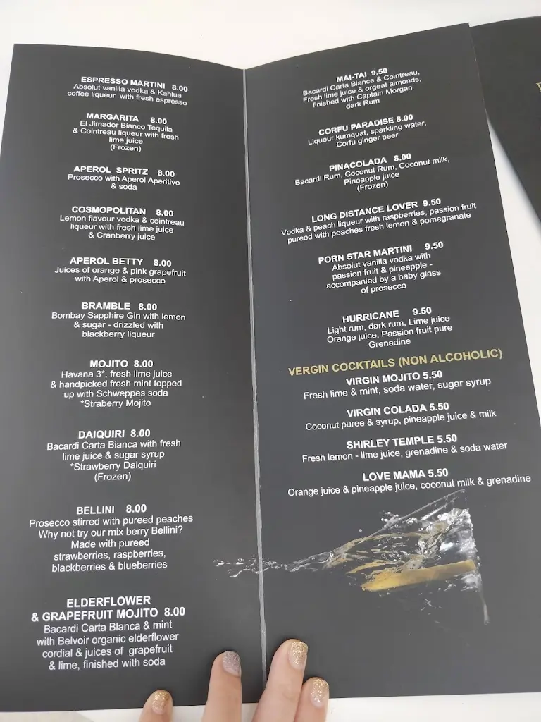 Menü_Pyramid Restaurant Cafe_Ágios Spyrídon_Bild_1