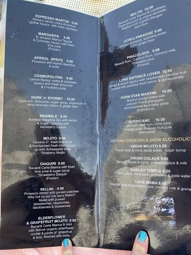 Menü_Pyramid Restaurant Cafe_Ágios Spyrídon_Bild_3