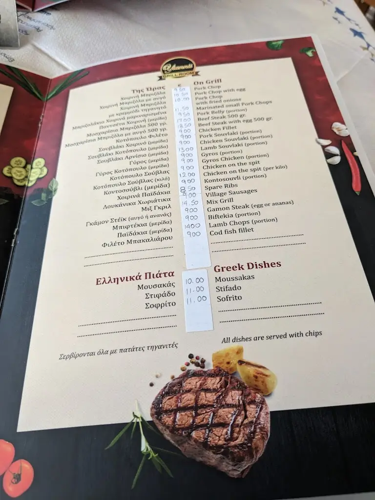 Menü_Yiannis Grill Room_Ágios Spyrídon_Bild_4