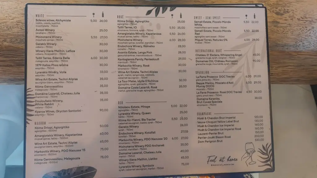 Menü_Maistrali taverna_Ágios Nikólaos_Bild_2