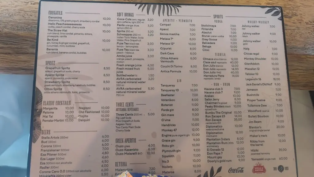 Menü_Maistrali taverna_Ágios Nikólaos_Bild_4