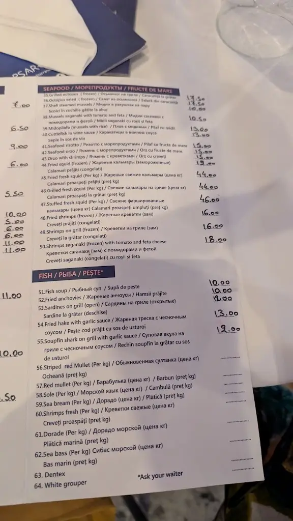 Menu_Psarokokkalo_Angelochóri_imagen_1