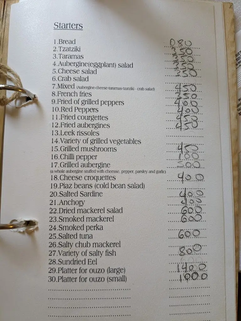Menü_Ψαροταβέρνα Δούκας_Chalástra_Bild_3