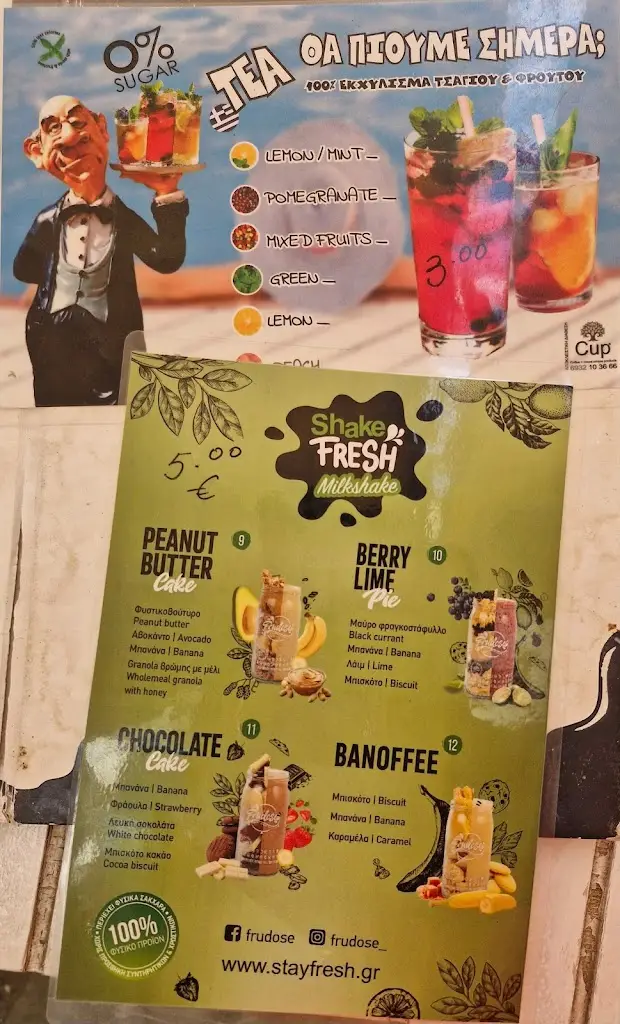 Menü_Fifty-fifty cafe restaurant_Asproválta_Bild_3