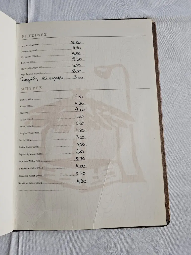 Menü_Εστιατόριο Κιόσκια_Chortiátis_Bild_2